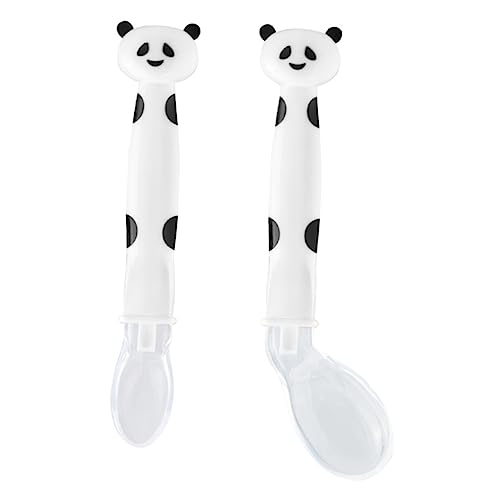 SWOOMEY 2 Stück Teiliges Babybesteck Ergonomische für Selbstständiges Essen Leicht und Langlebig Geeignet für Kleinkinder Einfach zu Bedienen von SWOOMEY