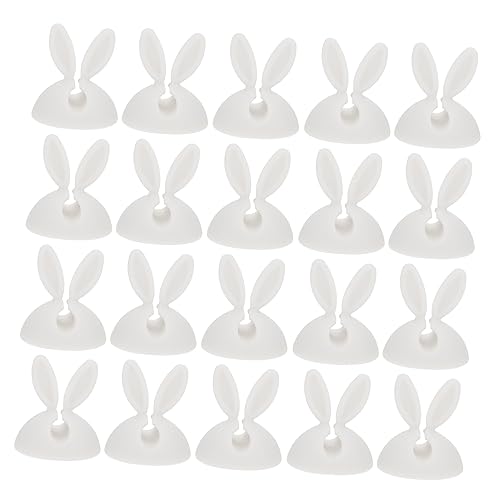 SWOOMEY 20Stücke Kabelmanagement Organizer Kaninchenform Selbstklebend für Ordentliche Kabelführung im Büro und Zuhause für Glatte Oberflächen Weiß SWOOMEY 20Stücke Kabelmanagement Organizer Kaninchenform Selbstklebend für Ordentliche Kabelführung im Büro und Zuhause für Glatte Oberflächen Weiß von SWOOMEY