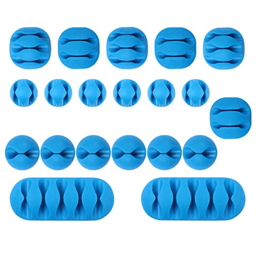 SWOOMEY 2Satz Kabelhalter Set Tpr Desktop Kabel Organizer mit Multi Hole Design für Flexibles Kabelmanagement Selbstklebend für Büro und Zuhause Blau SWOOMEY 2Satz Kabelhalter Set Tpr Desktop Kabel Organizer mit Multi Hole Design für Flexibles Kabelmanagement Selbstklebend für Büro und Zuhause Blau von SWOOMEY