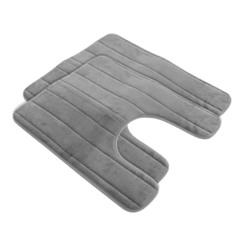 SWOOMEY 2stücke U-förmige Wc Matte Mit Saugfähigkeit Boden Pad Dekorative Wc Boden Matte Aus Strapazierfähigem Baumwollmaterial Waschbar Für Badezimmer Und Toilette SWOOMEY 2stücke U-förmige Wc Matte Mit Saugfähigkeit Boden Pad Dekorative Wc Boden Matte Aus Strapazierfähigem Baumwollmaterial Waschbar Für Badezimmer Und Toilette von SWOOMEY