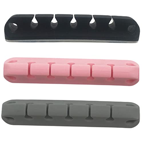SWOOMEY 3 Stück Kabelclips Selbstklebend Kabelmanagement Halter für Zuhause und Büro Kabel Organizer für Tisch Wand und Auto Geeignet für Kabel Aller Art Schwarz Rosa SWOOMEY 3 Stück Kabelclips Selbstklebend Kabelmanagement Halter für Zuhause und Büro Kabel Organizer für Tisch Wand und Auto Geeignet für Kabel Aller Art Schwarz Rosa von SWOOMEY