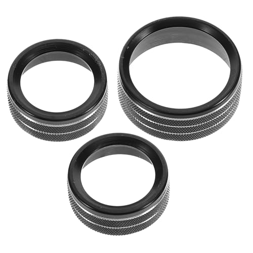 SWOOMEY 3 Stück Teiliges Auto Klimaanlage Schaltknopf Ringe Abdeckung für Einfache Installation Langlebig Verbesserte Steuerung SWOOMEY 3 Stück Teiliges Auto Klimaanlage Schaltknopf Ringe Abdeckung für Einfache Installation Langlebig Verbesserte Steuerung von SWOOMEY