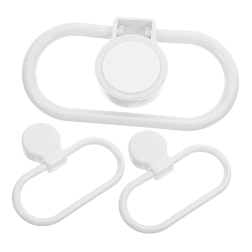SWOOMEY 3 Stücke Selbstklebender Handtuchhalter Ring für Wandmontage Multifunktionale Aufhängung für Küche Badezimmer und Wc Platzsparend und Installieren Design von SWOOMEY