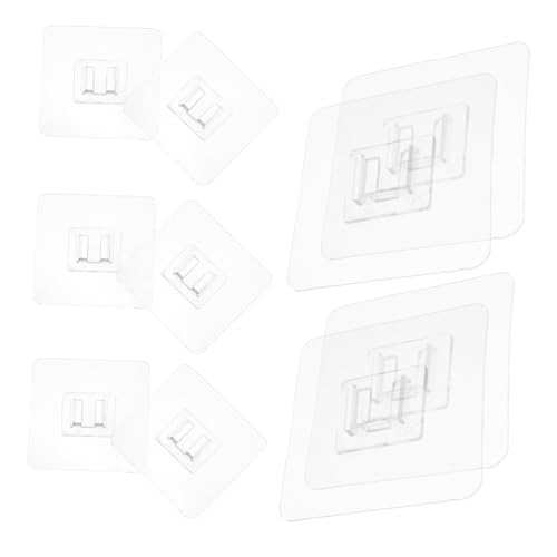 SWOOMEY 30 Stück Kommode Wird An Der Wand Verankert Nachweisen Möbel Proofing Schwer Schutz Für Wände Keine Markierung Kind Streifen Kommodenanker Acryl Transparent von SWOOMEY