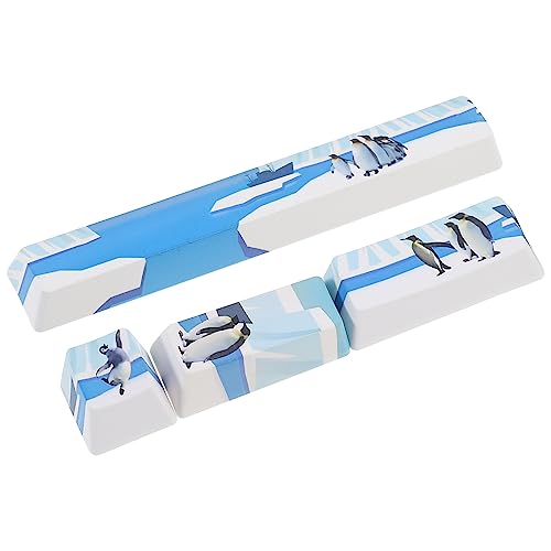 SWOOMEY 4 Stück Teiliges DIY Tastenkappen für Mechanische Tastaturen Hochwertige Keycaps Ozeanblau Langlebig und Kratzfest für Individuelles Design und Intensives Gaming von SWOOMEY