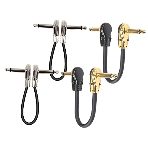 SWOOMEY 4Stücke Gitarren Patchkabel Langlebige Pedalkabel für Gitarre Bass und Keyboards Robustes Material für Musikinstrumente SWOOMEY 4Stücke Gitarren Patchkabel Langlebige Pedalkabel für Gitarre Bass und Keyboards Robustes Material für Musikinstrumente von SWOOMEY