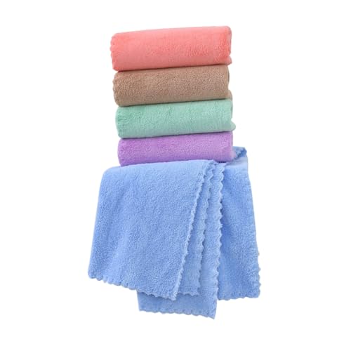 SWOOMEY 5 Stück Teiliges Meerschweinchen Weiche Fleece Decken in Pastellfarben Saugfähige Atmungsaktive Käfigeinlagen und Handtücher für Kleine Haustiere Schnell Trocknend und Komfortabel von SWOOMEY
