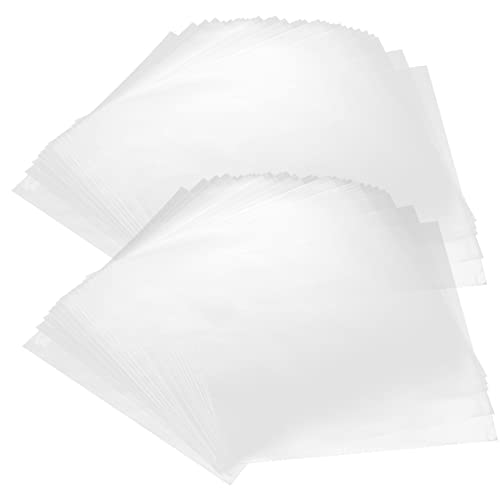 SWOOMEY 50stücke Selbstklebende OPP-vinylhüllen Für Schallplatten Robuste Und Klare Schutzhüllen Für Aufbewahrung Und Schutz Ihrer Wertvollen Plattensammlung Antistatisch Und von SWOOMEY
