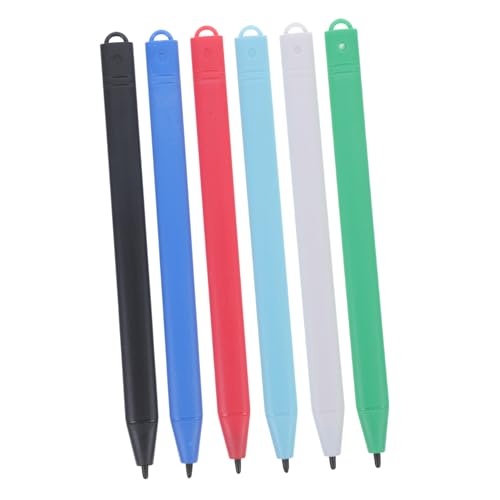 SWOOMEY LCD-zeichenbrett-Stift-Set 6-teilig Schreibtablett-stifte für Jungen und Mädchen Kritzelspielzeug Druck Leuchtende Farben SWOOMEY LCD-zeichenbrett-Stift-Set 6-teilig Schreibtablett-stifte für Jungen und Mädchen Kritzelspielzeug Druck Leuchtende Farben von SWOOMEY