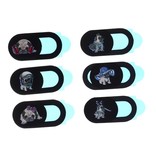 SWOOMEY 6stücke Teilige Webcam Abdeckung Für Computer Und Smartphone Premium Schutz Für Privatsphäre Mit Hundedesign SWOOMEY 6stücke Teilige Webcam Abdeckung Für Computer Und Smartphone Premium Schutz Für Privatsphäre Mit Hundedesign von SWOOMEY
