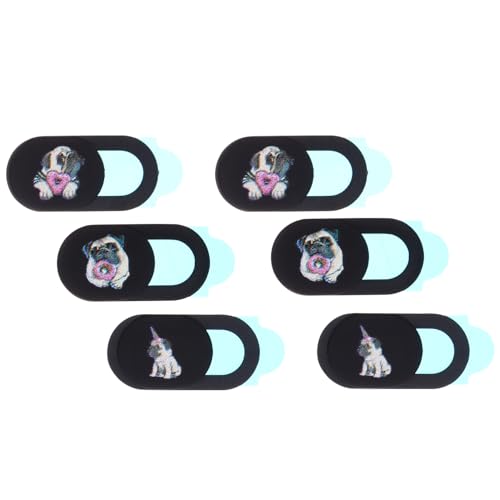 SWOOMEY 6stücke Cartoon Webcam Abdeckung Für Handy Und Tablet Langlebiger Privatsphären-Schutz Kreative Designs Mit Mops- Einfach Zu Bedienen Und Kompatibel Mit Meisten Geräten SWOOMEY 6stücke Cartoon Webcam Abdeckung Für Handy Und Tablet Langlebiger Privatsphären-Schutz Kreative Designs Mit Mops- Einfach Zu Bedienen Und Kompatibel Mit Meisten Geräten von SWOOMEY