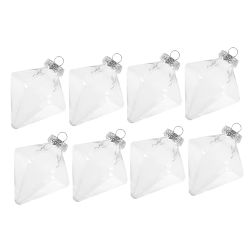 SWOOMEY 8 Stück Transparente Weihnachtskugeln zum Befüllen DIY Weihnachtsbaumdekoration Hängende Ornamente für Partys und Festlichkeiten Schlagfeste und Wiederverwendbare Christbaumkugeln SWOOMEY 8 Stück Transparente Weihnachtskugeln zum Befüllen DIY Weihnachtsbaumdekoration Hängende Ornamente für Partys und Festlichkeiten Schlagfeste und Wiederverwendbare Christbaumkugeln von SWOOMEY