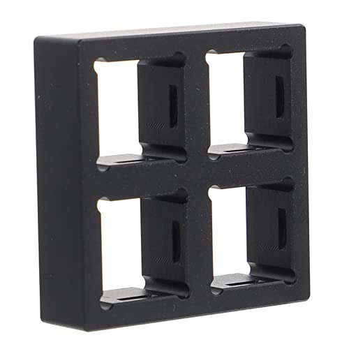SWOOMEY Aluminium Testerbasis für Mechanische Tastaturen 4-Slot Design CNC Gefertigt Stabil und Zuverlässig Kompakt für Einfache Handhabung von SWOOMEY