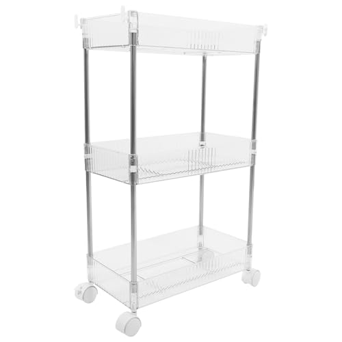 SWOOMEY 3-Stufiger Badezimmer Rollwagen aus Metall mit Rädern Schmaler Trolley Organizer für Bad und Küche Vielseitiger Aufbewahrungswagen Leicht zu Bewegen SWOOMEY 3-Stufiger Badezimmer Rollwagen aus Metall mit Rädern Schmaler Trolley Organizer für Bad und Küche Vielseitiger Aufbewahrungswagen Leicht zu Bewegen von SWOOMEY