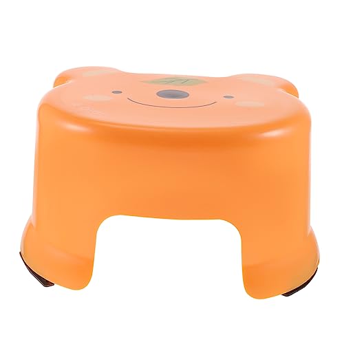 SWOOMEY Cartoon Tritthocker für Rutschfester Tritthocker für Töpfchentraining und Badezimmer Stabiler Fußhocker Geeignet für Waschbecken und Küchen von SWOOMEY