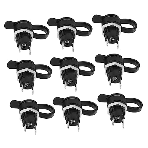 SWOOMEY 24stücke Dc Power Sockets Und wasserdichte Abdeckungen Panel Mount Connector Für Elektronikgeräte Für Laptops Player Und Mehr von SWOOMEY