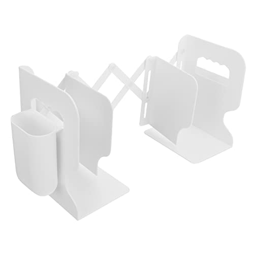 SWOOMEY Faltbare Buchstützen aus Skalierbares Bücherregal für Schreibtisch Dekorative Buchhalter mit Stifthalter für Zuhause Büro und Bibliothek Robuste und rutschfeste Konstruktion SWOOMEY Faltbare Buchstützen aus Skalierbares Bücherregal für Schreibtisch Dekorative Buchhalter mit Stifthalter für Zuhause Büro und Bibliothek Robuste und rutschfeste Konstruktion von SWOOMEY