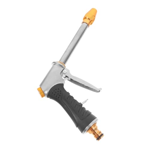 SWOOMEY Hochdruck Metall Gartenschlauch Spritzdüse mit Rutschfester Gummibeschichtung Verstellbare Sprühmuster Vielseitig für Pflanzenbewässerung Autowäsche und Reinigung im Gartenbereich SWOOMEY Hochdruck Metall Gartenschlauch Spritzdüse mit Rutschfester Gummibeschichtung Verstellbare Sprühmuster Vielseitig für Pflanzenbewässerung Autowäsche und Reinigung im Gartenbereich von SWOOMEY