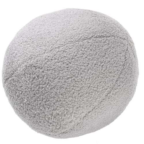 SWOOMEY Kuscheliges Plüschballkissen Kugelförmiges Dekokissen für Sofa Wohnzimmer Eisgrau und Gemütlich als Wohnaccessoire oder für Sportliebhaber SWOOMEY Kuscheliges Plüschballkissen Kugelförmiges Dekokissen für Sofa Wohnzimmer Eisgrau und Gemütlich als Wohnaccessoire oder für Sportliebhaber von SWOOMEY