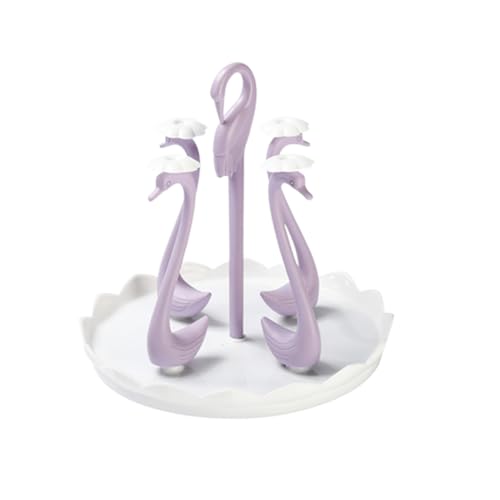 SWOOMEY Plastik Becherhalter mit Stangen Drehbarer Glas und Tassenhalter in Schwanenform Abtropfendes Aufbewahrungsregal für Küche und Haushalt Langlebig Farbiger Kunststoff SWOOMEY Plastik Becherhalter mit Stangen Drehbarer Glas und Tassenhalter in Schwanenform Abtropfendes Aufbewahrungsregal für Küche und Haushalt Langlebig Farbiger Kunststoff von SWOOMEY