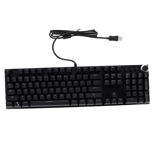 SWOOMEY RGB Backlight Mechanische Mit Ergonomischem Design Tasten Multimedia-drehknopf Kabelgebunden Beleuchtete Gaming- Für Pc Und Laptop von SWOOMEY