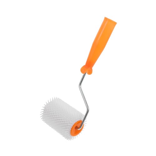 SWOOMEY Selbstnivellierender Estrich Spike Roller für Bodenbeläge Defoam Walze mit Ergonomischem Griff zur Luftblasenentfernung für Glatte Oberflächen von SWOOMEY