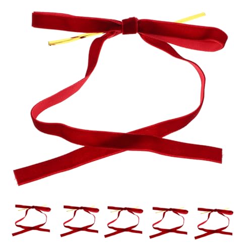 SWOOMEY Stück Teiliges Weihnachtsbaum Dekorationen mit Vintage Bögen Wiederverwendbare Formbare Schleifen für Festliche Anlässe und Partys mit Draht für Gestaltung von SWOOMEY