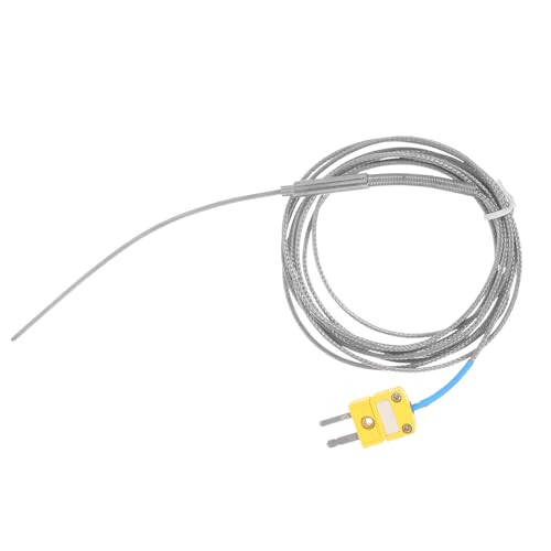 SWOOMEY Thermoelement-Temperaturfühler K: Mit Stecker – 0 °C bis 1100 °C Thermoelement-Sondensensor K für wissenschaftliche Experimente, industrielle Anwendungen, von SWOOMEY
