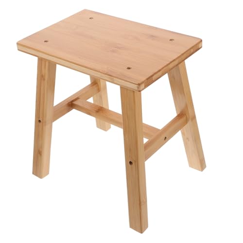 SWOOMEY Holzbank Vielseitige Duschsitze Kleiner Tritthocker Ideal Für Badezimmer Küche von SWOOMEY