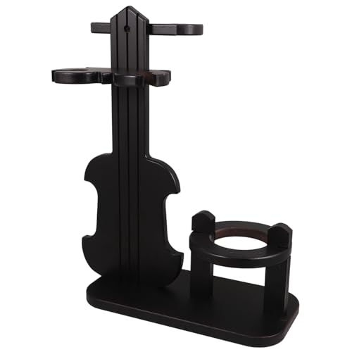 SWOOMEY Vintage Violin Holz Weinregal mit Hängendem Glashalter Platzsparender Weinflaschenhalter für Arbeitsplatte Stabiles Weinorganizer Rack Dekorativer Weinständer für Zuhause Bar und SWOOMEY Vintage Violin Holz Weinregal mit Hängendem Glashalter Platzsparender Weinflaschenhalter für Arbeitsplatte Stabiles Weinorganizer Rack Dekorativer Weinständer für Zuhause Bar und von SWOOMEY