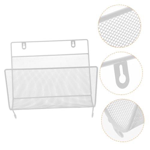 SWOOMEY Wandmontierter Metall Zeitschriftenständer Moderner Hängender Datei Organizer für Büro und Zuhause Zeitgemäßer Wandorganisator für Zeitungen und von SWOOMEY