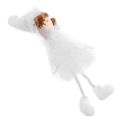 SWOOMEY 1stück Weihnachtsengel Hängedekoration Festliche Doll Für Weihnachtsbaum Fenster Und Zuhause Süße Weihnachtsdeko Für Und Außen Weißer k von SWOOMEY