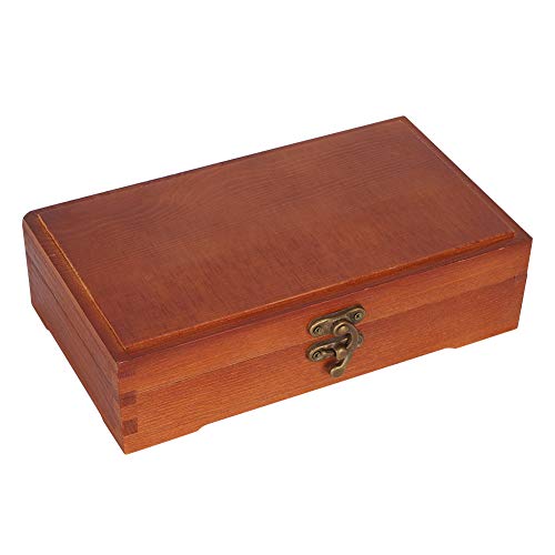 SWOQ Holz-Bleistift-Box, Holz-Skizzen-Bleistift-Box, Aufbewahrungsbox-Skizzenanzug für Schmuck von SWOQ