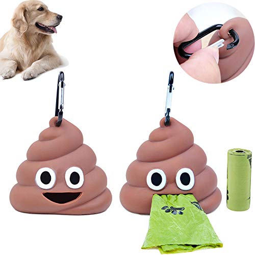 Haustier Müllsack Spender Haustier Poop Hundekotbeutel Halter Auslaufsichere Kotbeutelspender Hundekot Tasche Spender Hundekotbeutelspender Hundehaufen Kotbeutel Tragbarer Müllsack Spender 2 Stücke von SWRCEYJH