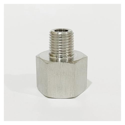 1/2'' Female To 1/4'' Male Thread 304 Stainless Steel Reducing Pipe Fitting Connector Adapter for Pressure Gauge von SWRVVMJDTN