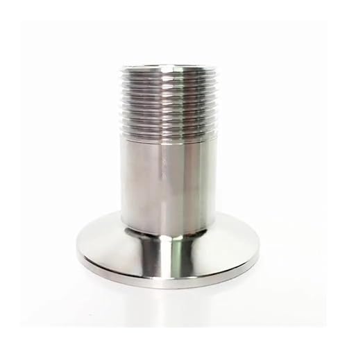 1-1/4" BSPT Male x 1.5" Tri Clamp SUS 304 Stainless Steel Coupler Fitting Homebrew Beer von SWRVVMJDTN