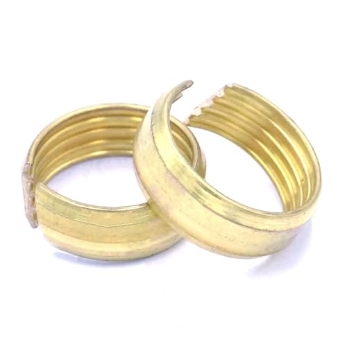 10pcs Fit Tube ID x OD 16x20mm Pex-AL-Pex Tube Brass Compression Fitting Ferrule Ring Floor Heating 10pcs Fit Tube ID x OD 16x20mm Pex-AL-Pex Tube Brass Compression Fitting Ferrule Ring Floor Heating von SWRVVMJDTN