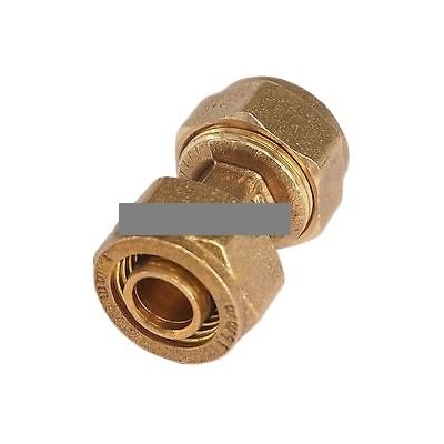 12x16mm IDxOD PEX-AL-PEX Tube Straight Brass Compression Pipe Fitting Connector von SWRVVMJDTN