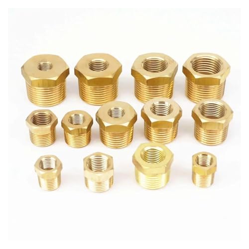 1pc 1/4'' NPT Male x 1/8'' NPT Female Thread Brass Reducer Bushing Pipe Fitting Adapter 229PSI 1pc 1/4'' NPT Male x 1/8'' NPT Female Thread Brass Reducer Bushing Pipe Fitting Adapter 229PSI von SWRVVMJDTN