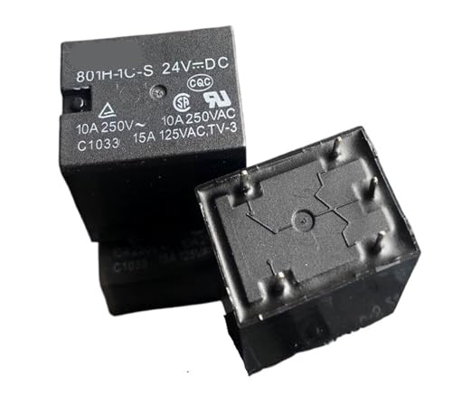 1pc 801H-1C-S 24VDC Relay 5 pins von SWRVVMJDTN
