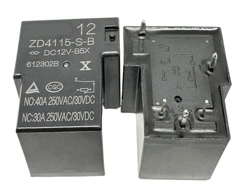 1pc ZD4115-S-B DC12V-B5X (T90-1B-5P-12V/24V-40A) Relay 5 pins von SWRVVMJDTN