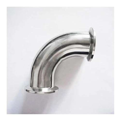 2.5" Tri Clamp x 57mm 2-1/4" Pipe OD SUS 316L Stainless Steel 90 Degree Elbow Fitting Home Brew Beer Wine von SWRVVMJDTN