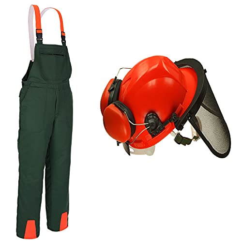 SWS Forst GmbH Parent Schnittschutz Set 2 teilig Helm Schnittschutzhose (52) von SWS Forst GmbH