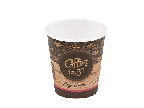 Kaffeebecher Coffee to go S 150 ml Ø 73 mm Caffe Crema [50 Stück] von SWS-Schüler