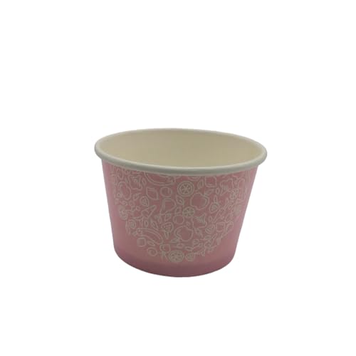 1000 Eisbecher Rosa 4 oz (120 ml) | Süßes Design für Eis & Desserts von SWS