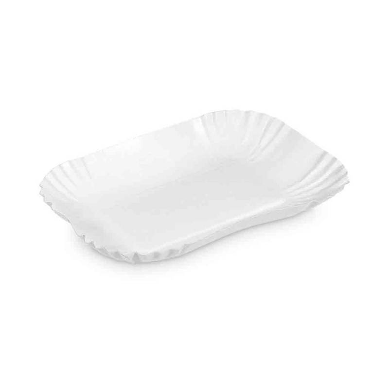 SWS Snackschale Pommesschalen FF 17,5x13x3cm weiß + Fettbarriere 250 Stk., PAP von SWS