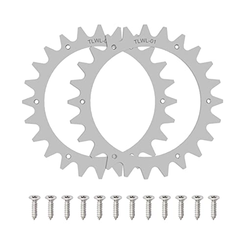 Edelstahl-Rasenmäher-Spikes für alle Wor-x S und M Modelle S300 [WR130E] Rasenmäher, verbesserte Traktion, für Wo-rx 700i [WR101 SI] Durchmesser 205 mm von SWTHM