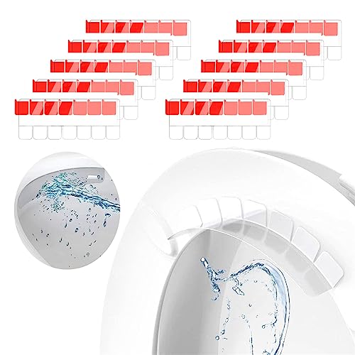 WC-Urinschutz, 10 Stück, Urinabweiser für Toilettensitz, Töpfchentraining, Urin-Spritzschutz, wasserdicht, Urin-Spritzschutz für ältere Menschen und Kinder, 25 x 10 cm von SWTHM