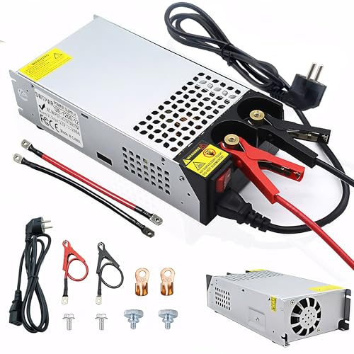 Upgraded AC to DC 12V 100A 1200W Netzteil Transformator Schalternetzteil 230V AC auf DC Netzteil 12Volt Transformator Industriell für LED Lichtleiste CCTV Kamera Radio SMPS (DC12V-100A-1200W) von SWTPWR