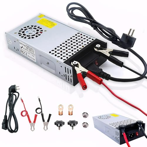 Upgraded AC to DC 12V 30A 360W Netzteil Transformator Schalternetzteil,230V AC auf DC 12V Netzteil Trafo 12Volt Transformator Industriell für LED CCTV Radio SMPS 110V/230V (DC12V-30A-360W) von SWTPWR